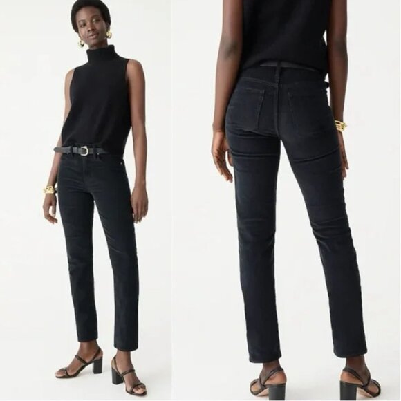 J. Crew Vintage Slim-Straight Corduroy Pants Black Sz 31 - Picture 1 of 6